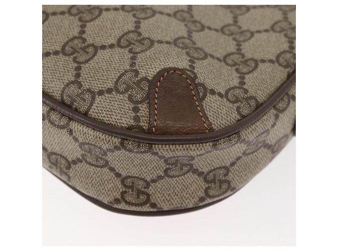 Borsa Sherry Line GG Supreme Web di GUCCI in PVC beige e oro 89 02 066 Auth 178969 D'oro - vista 13