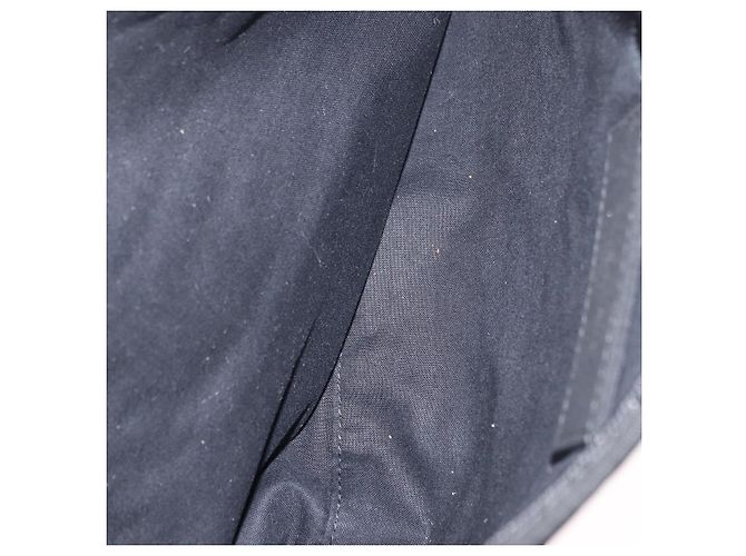 Borsa Clutch BALENCIAGA in tela nera e argento 459745 Auth bs34917A Nero - vista 15
