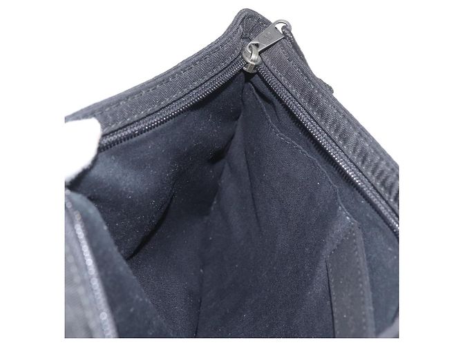 Borsa Clutch BALENCIAGA in tela nera e argento 459745 Auth bs34917A Nero - vista 16