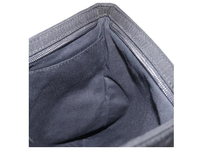 Borsa Clutch BALENCIAGA in tela nera e argento 459745 Auth bs34917A Nero - vista 17