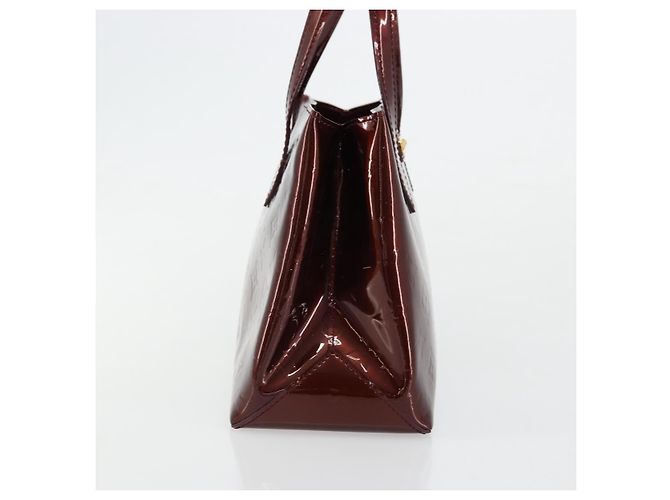 LOUIS VUITTON Borsa Wilshire PM Monogram Vernis Pomme D'amour M93642 Auth BA12387A Rosso - vista 4