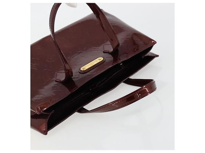 LOUIS VUITTON Borsa Wilshire PM Monogram Vernis Pomme D'amour M93642 Auth BA12387A Rosso - vista 6
