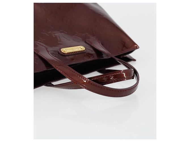 LOUIS VUITTON Borsa Wilshire PM Monogram Vernis Pomme D'amour M93642 Auth BA12387A Rosso - vista 7
