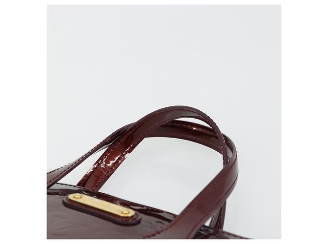 LOUIS VUITTON Borsa Wilshire PM Monogram Vernis Pomme D'amour M93642 Auth BA12387A Rosso - vista 8