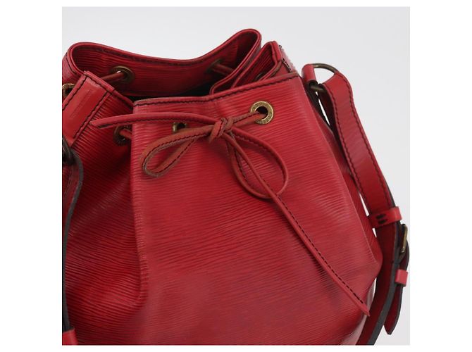 LOUIS VUITTON Borsa a Spalla Epi Noe Rossa M44007 LV Auth ka4241 Rosso - vista 15