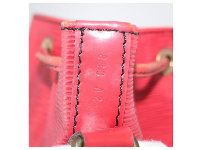 LOUIS VUITTON Borsa a Spalla Epi Noe Rossa M44007 LV Auth ka4241 Rosso - vista 21