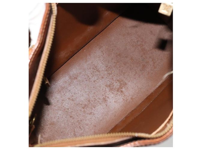 LOUIS VUITTON Borsa a Mano Houston Monogram Vernis Bronzo M91122 LV Auth bs34850 - vista 20