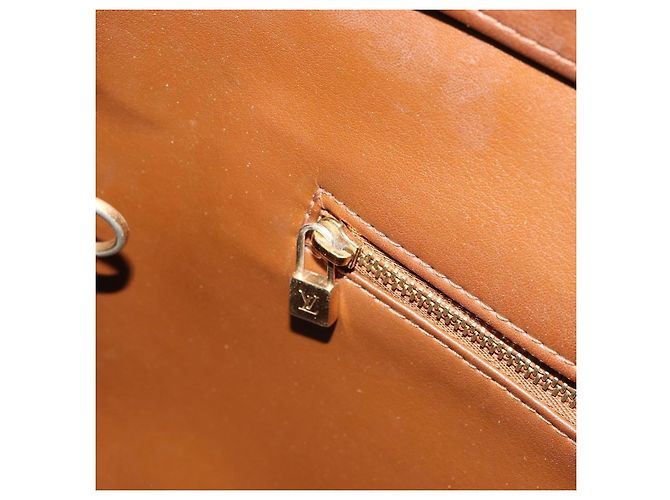 LOUIS VUITTON Borsa a Mano Houston Monogram Vernis Bronzo M91122 LV Auth bs34850 - vista 23