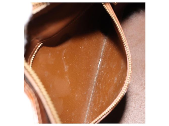 LOUIS VUITTON Borsa a Mano Houston Monogram Vernis Bronzo M91122 LV Auth bs34850 - vista 24