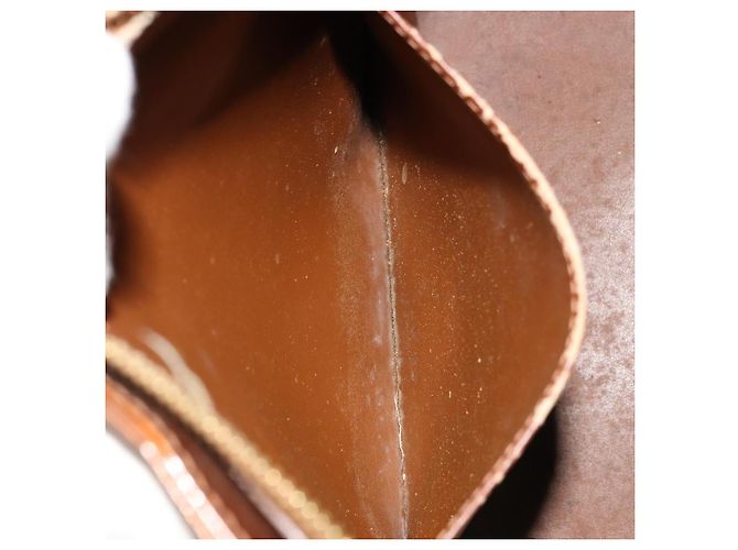 LOUIS VUITTON Borsa a Mano Houston Monogram Vernis Bronzo M91122 LV Auth bs34850 - vista 25