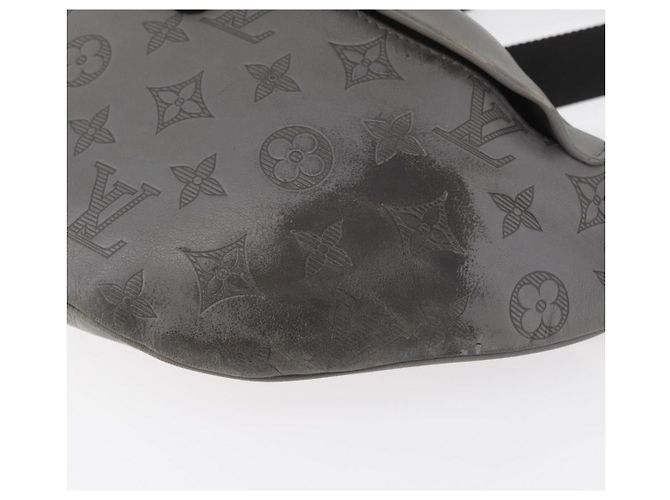 LOUIS VUITTON Marsupio Monogram Shadow Discovery PM Grigio M46108 LV Auth 177293 Marrone - vista 13