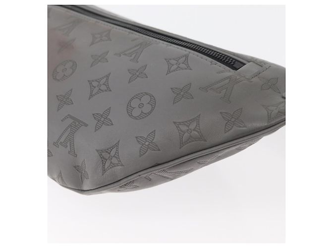 LOUIS VUITTON Marsupio Monogram Shadow Discovery PM Grigio M46108 LV Auth 177293 Marrone - vista 15