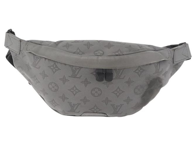 LOUIS VUITTON Marsupio Monogram Shadow Discovery PM Grigio M46108 LV Auth 177293 Marrone - vista 2