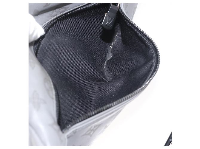 LOUIS VUITTON Marsupio Monogram Shadow Discovery PM Grigio M46108 LV Auth 177293 Marrone - vista 23