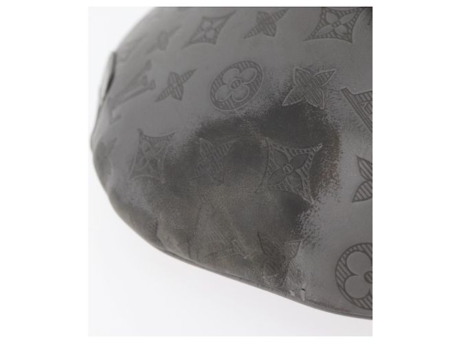 LOUIS VUITTON Marsupio Monogram Shadow Discovery PM Grigio M46108 LV Auth 177293 Marrone - vista 6