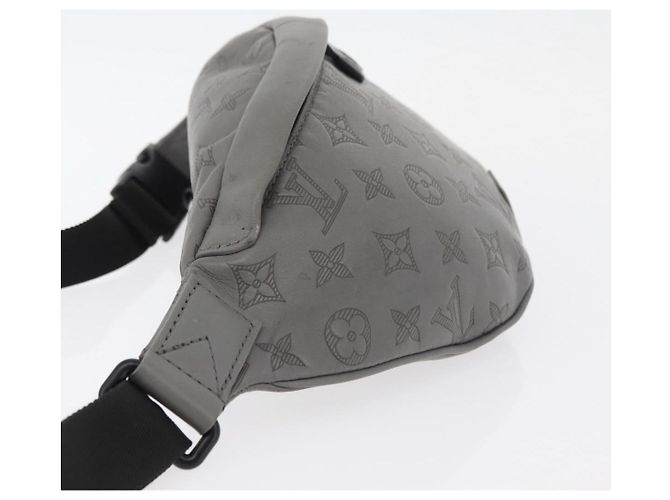 LOUIS VUITTON Marsupio Monogram Shadow Discovery PM Grigio M46108 LV Auth 177293 Marrone - vista 7