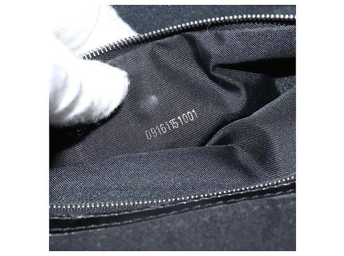 FENDI Schultertasche Nylon Schwarz Silber Authentisch 177685 - Ansicht 26