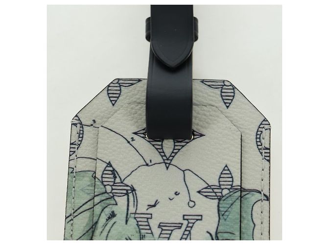 LOUIS VUITTON Etichetta Indirizzo Porto Savanna Chapman Brothers M54139 LV Auth am11526M - vista 4