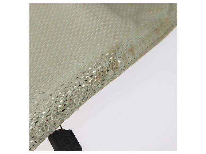 Borsa a vita CHANEL Sports Line in cotone grigio argento CC Auth BA12396A Marrone - vista 17
