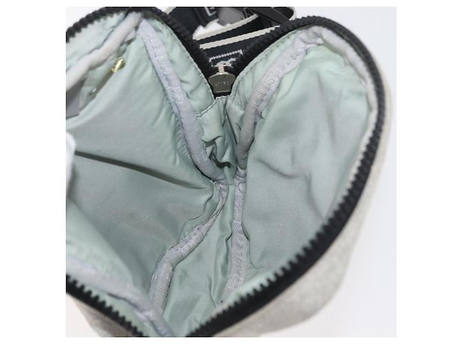 Borsa a vita CHANEL Sports Line in cotone grigio argento CC Auth BA12396A Marrone - vista 21