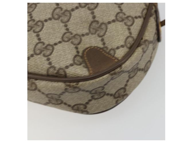 Borsa Sherry Line GG Supreme Web di GUCCI in PVC beige e oro 89 02 066 Auth 177279 D'oro - vista 10