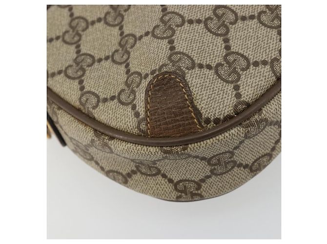 Borsa Sherry Line GG Supreme Web di GUCCI in PVC beige e oro 89 02 066 Auth 177279 D'oro - vista 11
