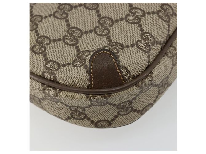 Borsa Sherry Line GG Supreme Web di GUCCI in PVC beige e oro 89 02 066 Auth 177279 D'oro - vista 13