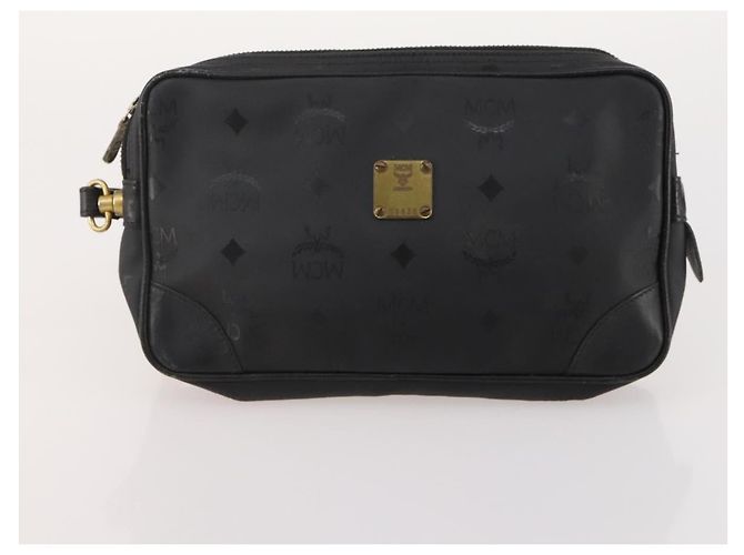 BALLY Celine MCM Macadam Tela Vicetos Borsa Pelle 4 Set Nero Auth 175754 Beige - vista 14