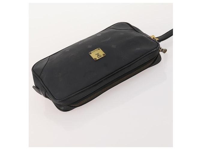BALLY Celine MCM Macadam Tela Vicetos Borsa Pelle 4 Set Nero Auth 175754 Beige - vista 17
