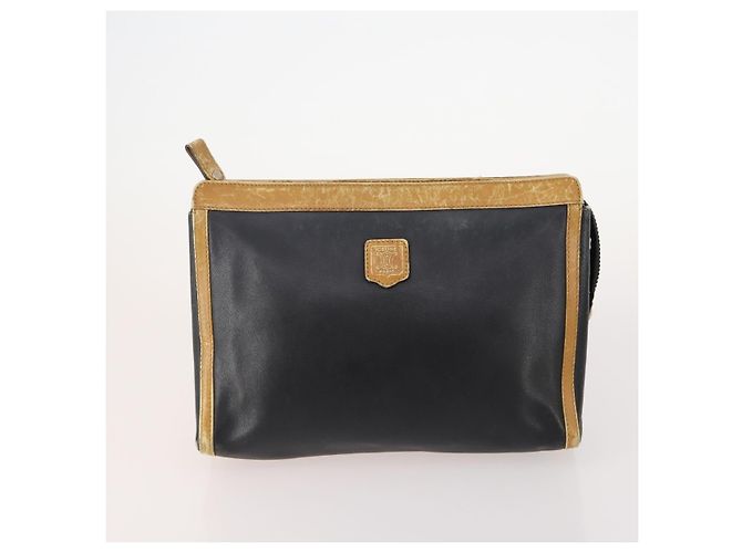 BALLY Celine MCM Macadam Tela Vicetos Borsa Pelle 4 Set Nero Auth 175754 Beige - vista 2