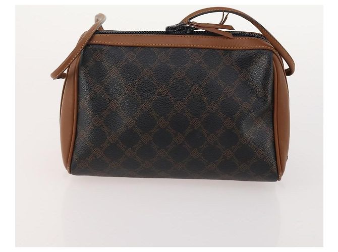 BALLY Celine MCM Macadam Tela Vicetos Borsa Pelle 4 Set Nero Auth 175754 Beige - vista 22