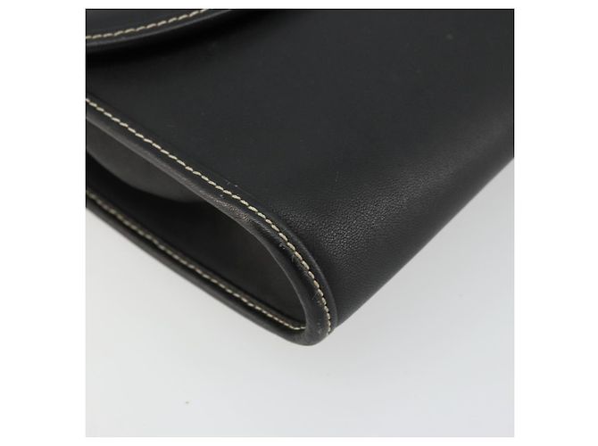 Borsa a Spalla Christian Dior in Pelle Nera e Oro Auth ep14089 Nero D'oro - vista 11