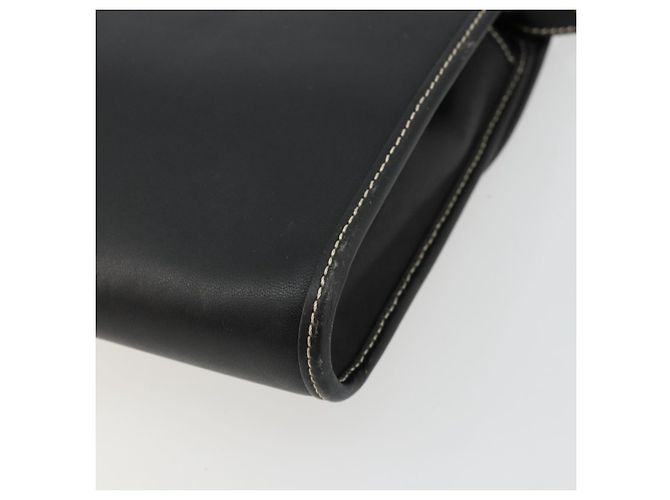 Borsa a Spalla Christian Dior in Pelle Nera e Oro Auth ep14089 Nero D'oro - vista 12