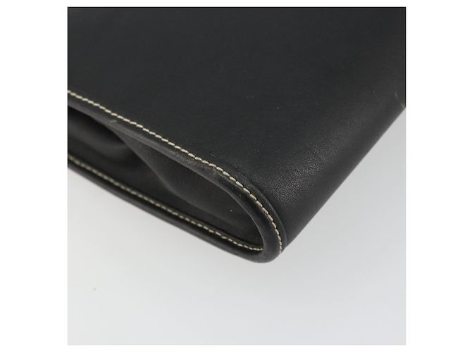 Borsa a Spalla Christian Dior in Pelle Nera e Oro Auth ep14089 Nero D'oro - vista 13