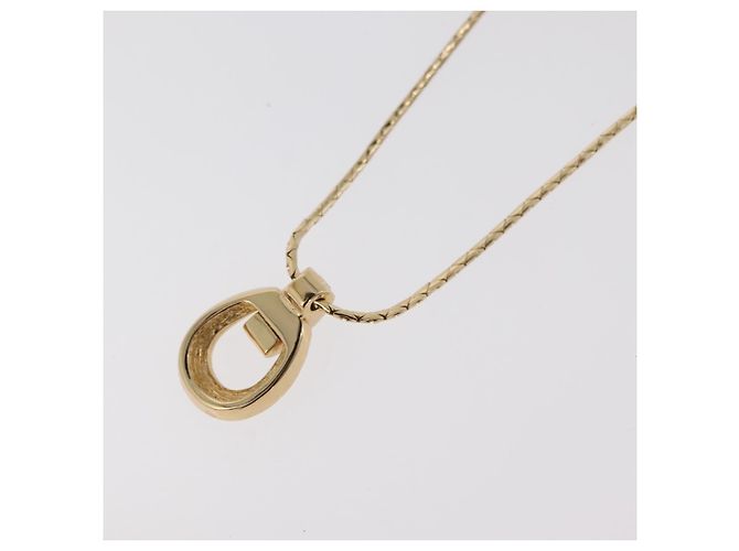 Collana Christian Dior metallo 3 pezzi tono oro Auth 176122 - vista 15