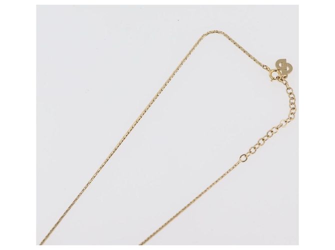 Collana Christian Dior metallo 3 pezzi tono oro Auth 176122 - vista 17