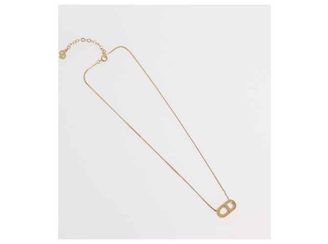 Collana Christian Dior metallo 3 pezzi tono oro Auth 176122 - vista 18
