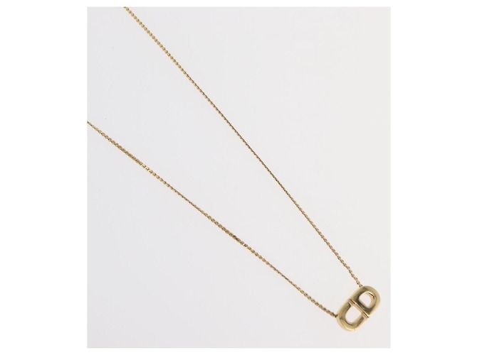 Collana Christian Dior metallo 3 pezzi tono oro Auth 176122 - vista 20