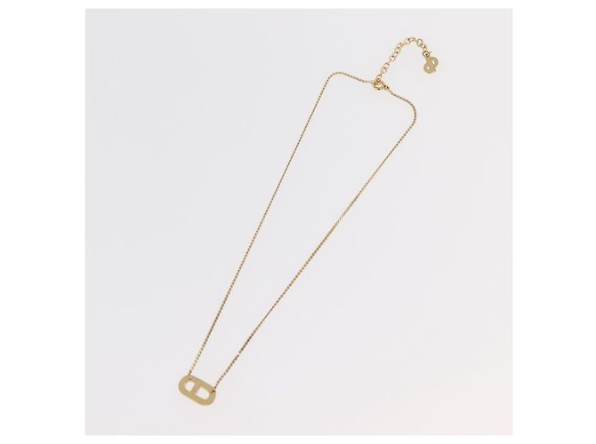 Collana Christian Dior metallo 3 pezzi tono oro Auth 176122 - vista 22