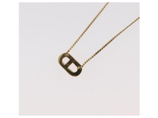 Collana Christian Dior metallo 3 pezzi tono oro Auth 176122 - vista 23