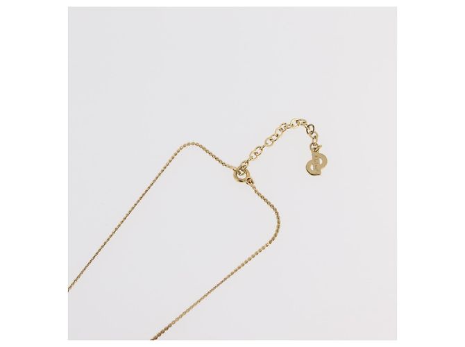 Collana Christian Dior metallo 3 pezzi tono oro Auth 176122 - vista 25
