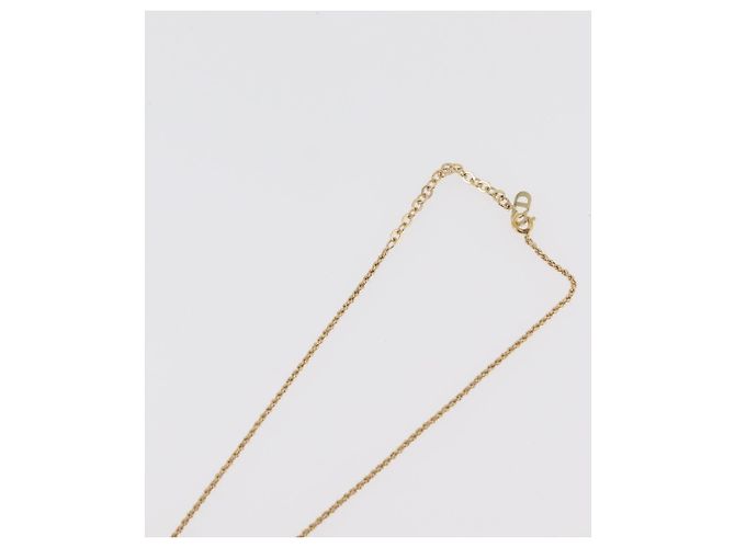 Collana Christian Dior metallo 3 pezzi tono oro Auth 176122 - vista 9