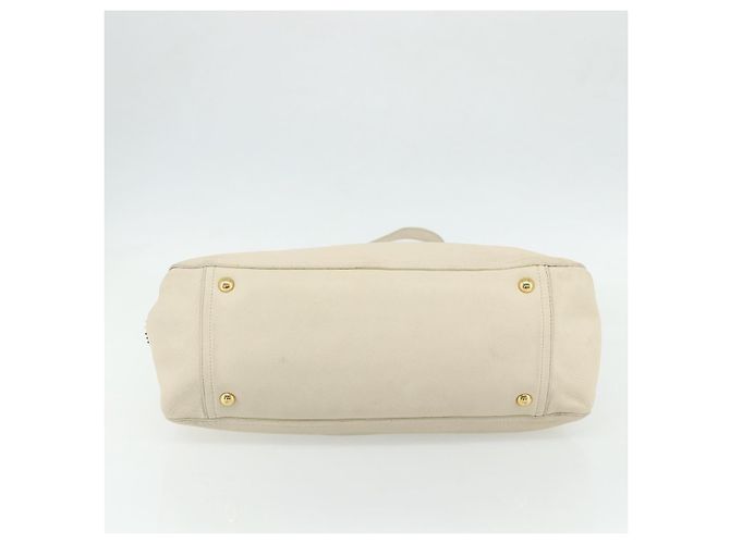 Miu Miu Handtasche Leder 2 in 1 Elfenbein Gold Auth 175857 Golden Roh - Ansicht 11