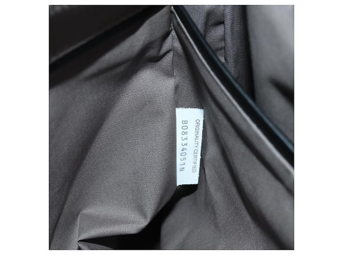 Borsa a Spalla in Pelle Nera Intrecciato Bottega Veneta Argento Auth am11497SAV Nero - vista 21