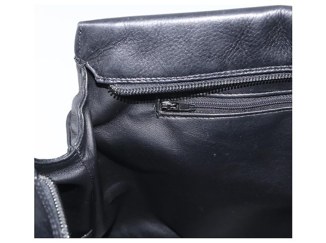 BALLY Borsa a Spalla a Catena Pelle Nera Oro Auth ka4189A Nero D'oro - vista 20