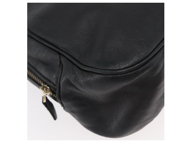Borsa a Spalla Christian Dior in Pelle Nera e Oro Auth bs34854 Nero D'oro - vista 10