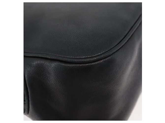 Borsa a Spalla Christian Dior in Pelle Nera e Oro Auth bs34854 Nero D'oro - vista 12