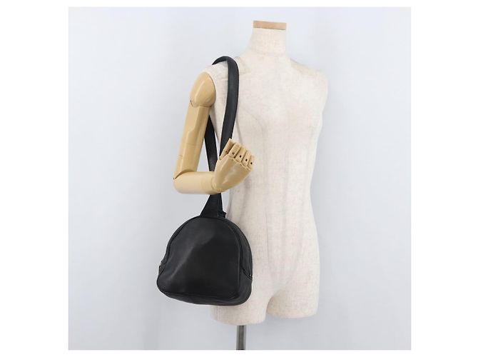 Borsa a Spalla Christian Dior in Pelle Nera e Oro Auth bs34854 Nero D'oro - vista 23
