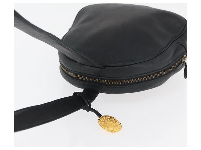 Borsa a Spalla Christian Dior in Pelle Nera e Oro Auth bs34854 Nero D'oro - vista 6
