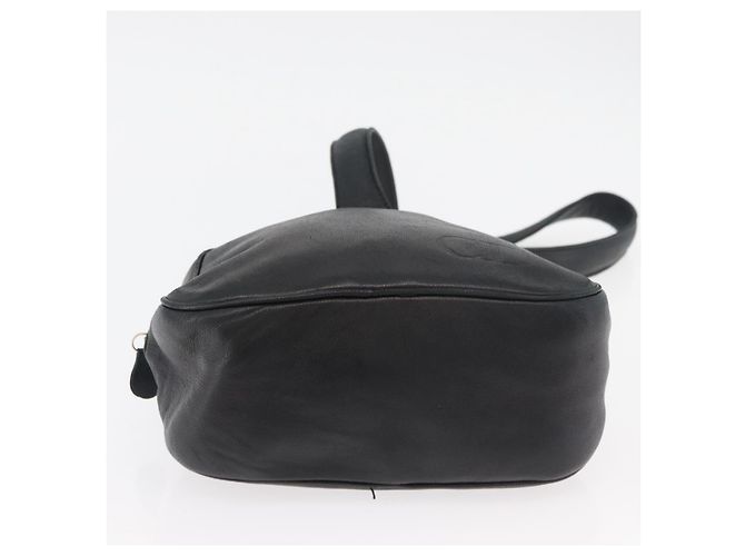 Borsa a Spalla Christian Dior in Pelle Nera e Oro Auth bs34854 Nero D'oro - vista 9